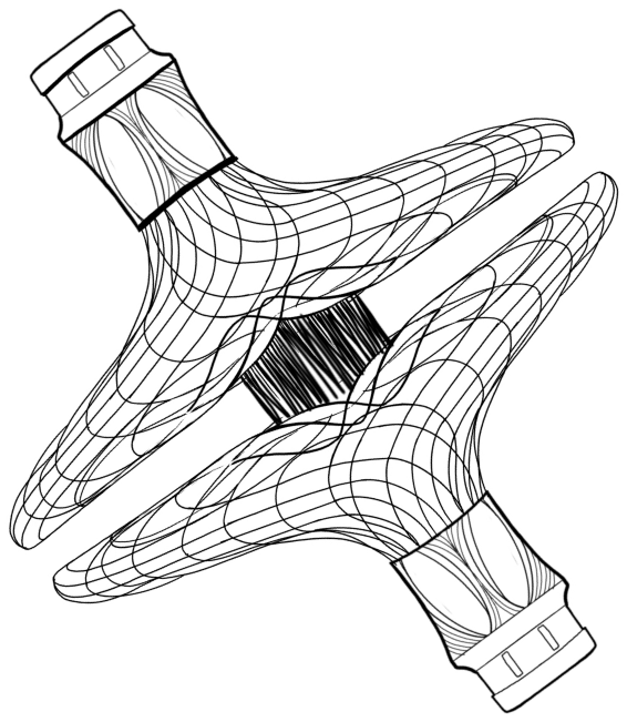 Line illustration of the Vectorious implant